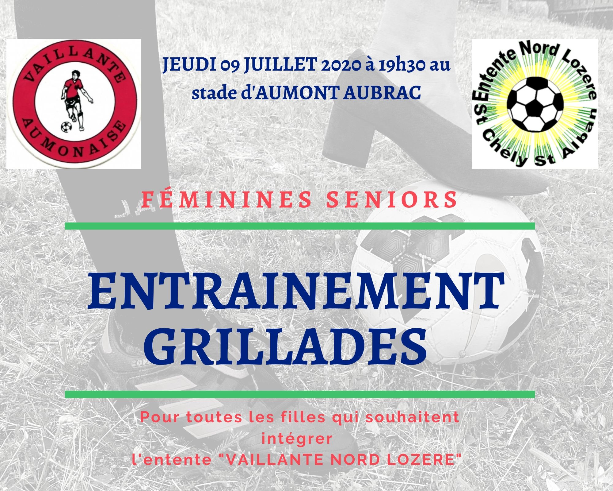 Bleu et Vert Foot Photo Montage Collage (7)