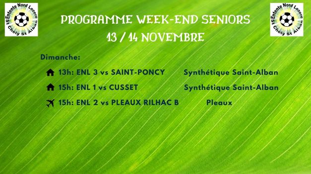 programme senior wk 1314 novembre