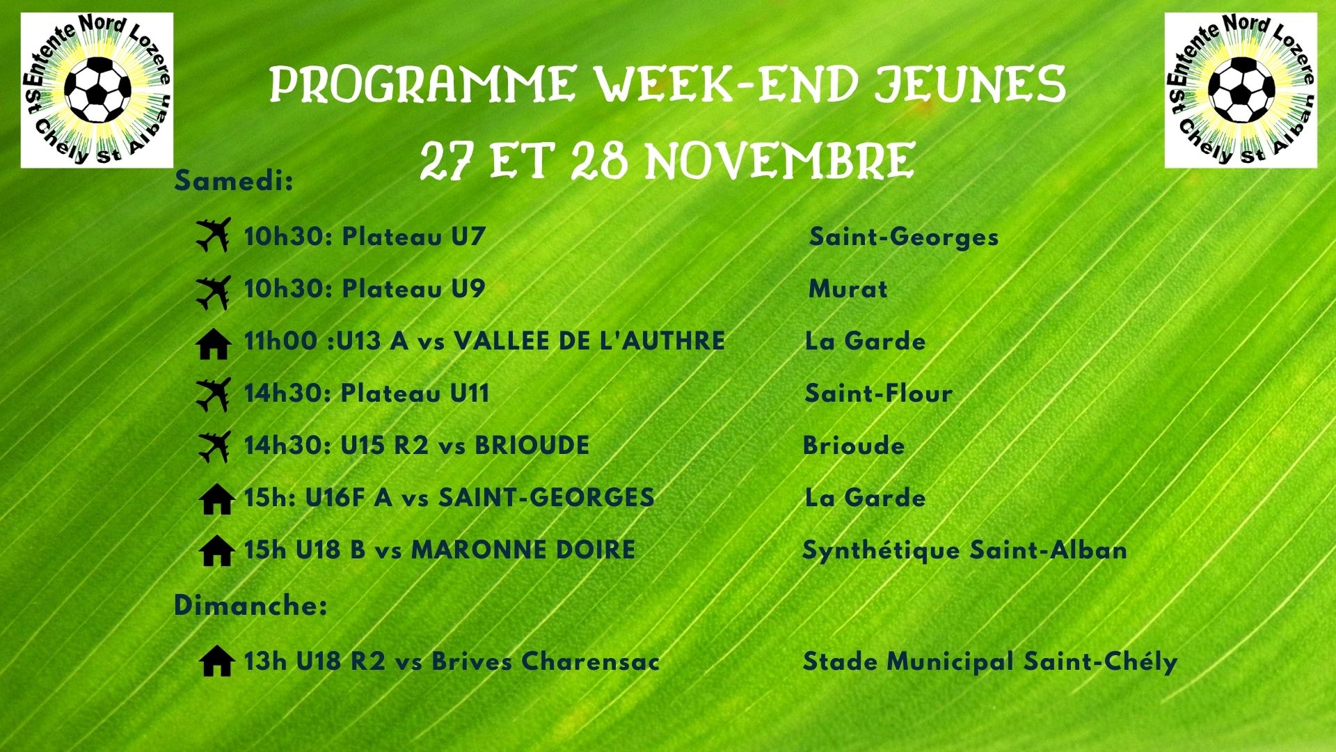 Programme week end 2728 novembre jeunes